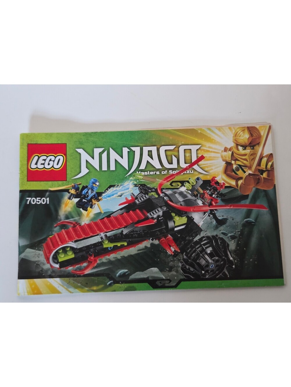 LEGO Ninjago Masters of Spinjitzu Instruction Manual Set 70501 Warrior Bike
